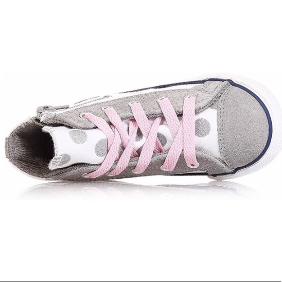 pink polka dot converse